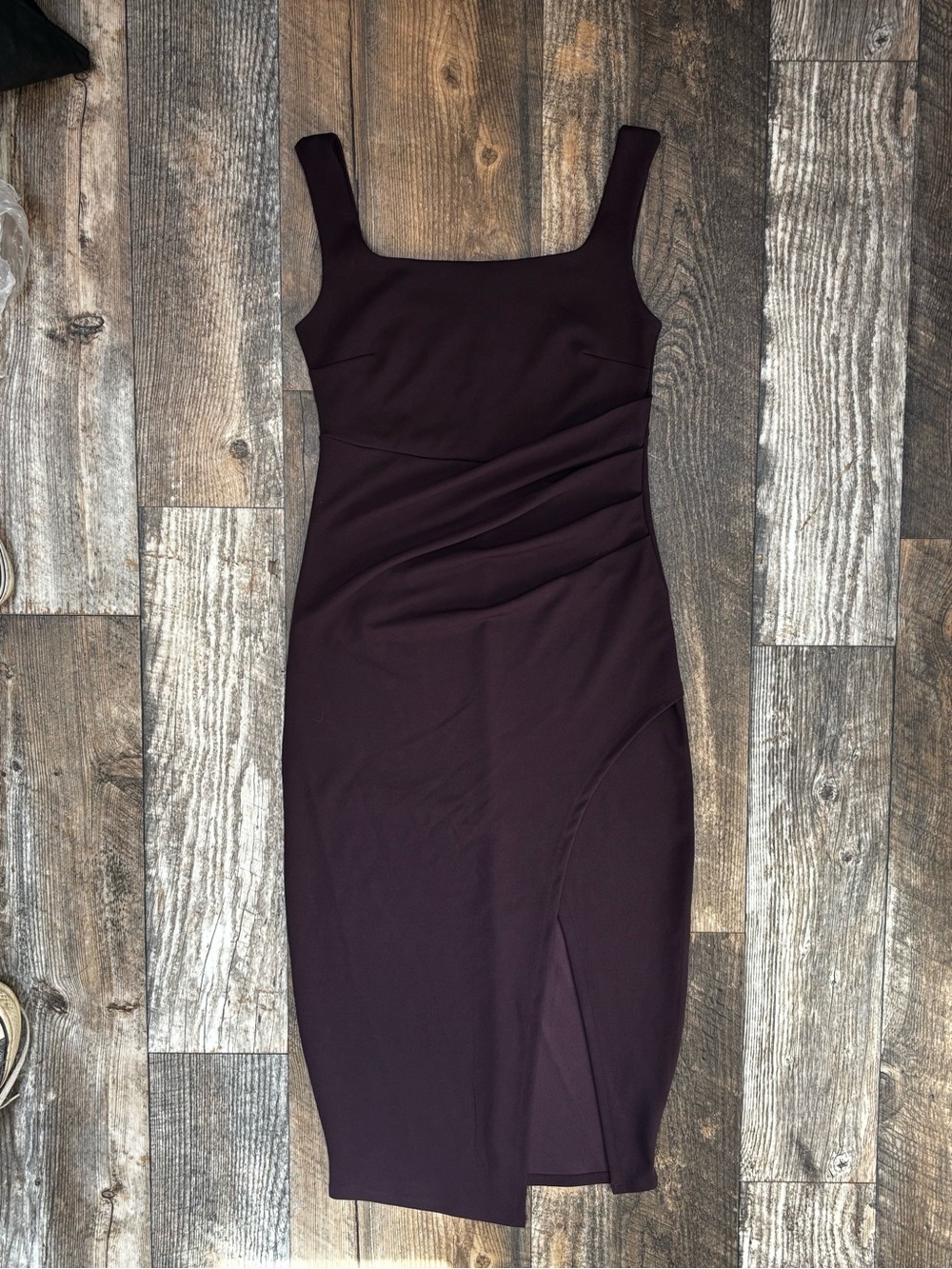 Eclipse Dark Purple Midi Dress